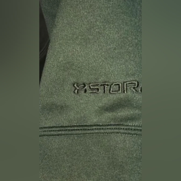 Under Armour Semi Fitted ColdGear Storm Hunter Green Camo Hoodie Sweater Size XL - Picture 4 of 4